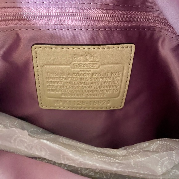 Coach Snake print python satchel bag. (Never used.) - Picture 3 of 6